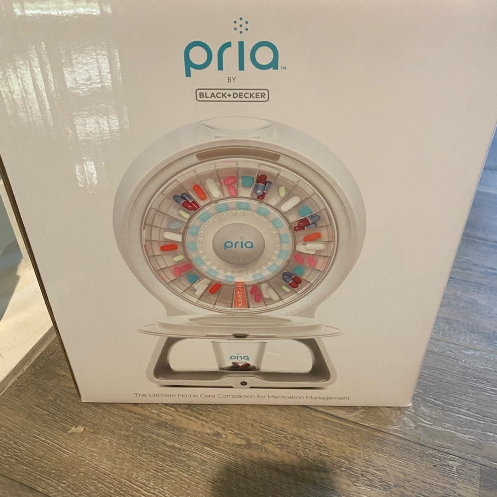 Pria Medication safe - interactive and remote care giving features